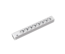 PDU Bachmann 19 inch 1.5U 8 x Schuko alb, 333.001