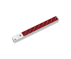 PDU Bachmann 19 inch 1U 8 x Schuko rs, 333.410