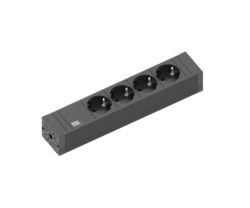 Prelungitor Bachmann Connect Line 420.0017, 4 x Schuko, cordon 2 m