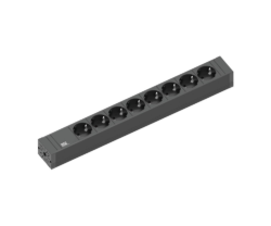 Prelungitor Bachmann Connect Line 420.0019, 8 x Schuko, cordon 2 m
