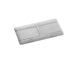 Priza Pop-up Legrand 054012, 6 module, finisaj aluminiu mat