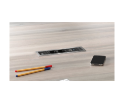 Priza modulara incorporabila in birou Bachmann Power Frame PF-4MOD, 4 module