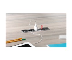 Priza modulara incorporabila in birou Bachmann Power Frame PF-4MOD10, 4 module