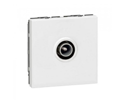 Priza simpla TV 2 module Legrand Mosaic 078782