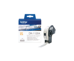 Rola etichete Brother DK11204, 17 x 54 mm, negru pe alb