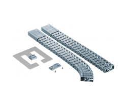 Sistem mascare cablu vertical set Bachmann Flex II 930.023, argintiu