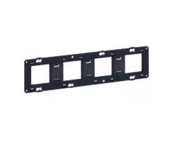 Suport Legrand Mosaic 080254, 4 posturi x 2 module sau 10 module, pentru rama priza-intrerupator