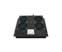 Tava rack Canovate 19 inch, 2 ventilatoare, termostat