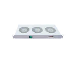 Tava rack Canovate 19 inch, 3 ventilatoare, termostat