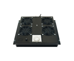 Tava rack Canovate 19 inch, 4 ventilatoare, termostat