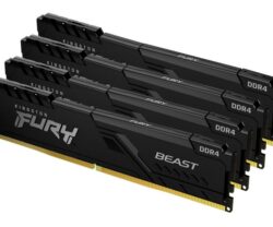 Memorie RAM Kingston FURY Beast, 64GB DDR4, 3200MHz, CL16