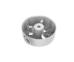 Hikvision Junction box DS-1280ZJ-PT3, Hik White, Φ120 x 40mm, Plastic
