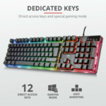 Tastatura Trust GXT 835 Azor, gaming, neagra - imagine 5