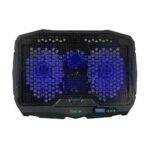 Stand Spacer notebook 17″ Gaming, sita metal, Airflow: 72CFM, 2xfan - imagine 6