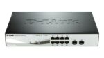 Switch D-Link DGS-1210-08P, 8 port, 10/100/1000 Mbps