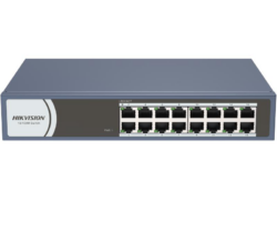 Switch Hikvision DS-3E0116R-O: 16 × 10/100 Mbps RJ45 Port,
