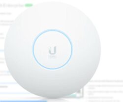 UBIQUITI Unifi6 Enterprise Access Point, U6-ENTERPRISE, Tri-Band WIFI6, 2.4 GHz