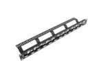 Patch panel gol 24 porturi 1U eșalonat cu organizator pentru - imagine 2