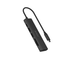 DOCKING Station A4tech universal, 6-in-1, cablu 0.20m, gri