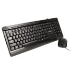 Kit Wired tastatura si mouse SPACER SPOK-WD-02, taste numerice, Negru