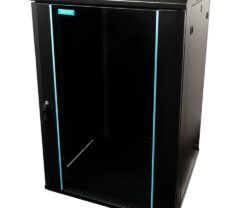 CABINET 19″ SPACER 18U 600x600mm, fixare pe perete, Flatpack (dezasamblat),