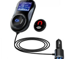 Modulator FM Bluetooth FMT-B4, negru