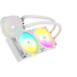 Cooler Procesor CORSAIR NAUTILUS 240 RS ARGB ALB - imagine 2