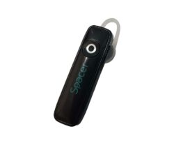 Casca Spacer wireless, pt. smartphone, monocasca, microfon pe casca, negru