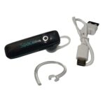 Casca Spacer wireless, pt. smartphone, monocasca, microfon pe casca, negru - imagine 2