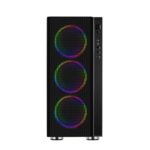 Carcasa Spacer Rainbow, ATX, Mid Tower NEGRU - imagine 2