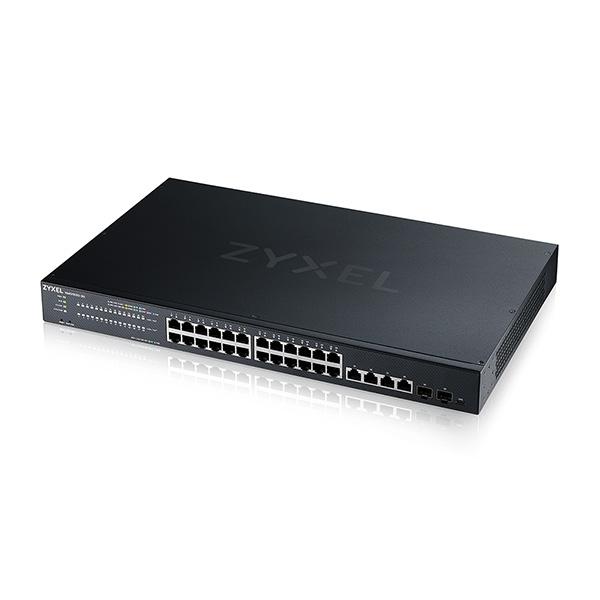 overlay_4fab4bb262cfbadcd0b249fad9080011.jpg Zyxel XMG1930-30HP, 24-port 2.5GbE Smart Managed Layer 2 PoE 700W - imagine 1
