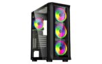 Carcasa SPACER SPCS-GC-SHIELD, RGB, Mid Tower, Black