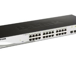 D-link 26-Port Gigabit Smart Switch with 2 SFP ports, DGS-1210-26;