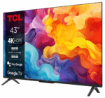 Televizor TCL LED 43P61B, 43''(109cm), Smart Google TV, 4K, Negru - imagine 3