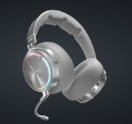 Casti Gaming Head-band Corsair VIRTUOSO MAX WIRELESS, Wireless, noise-canceling, Argintiu - imagine 3