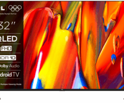 Televizor TCL QLED 32V5C, 80 cm, Smart Google TV, Full