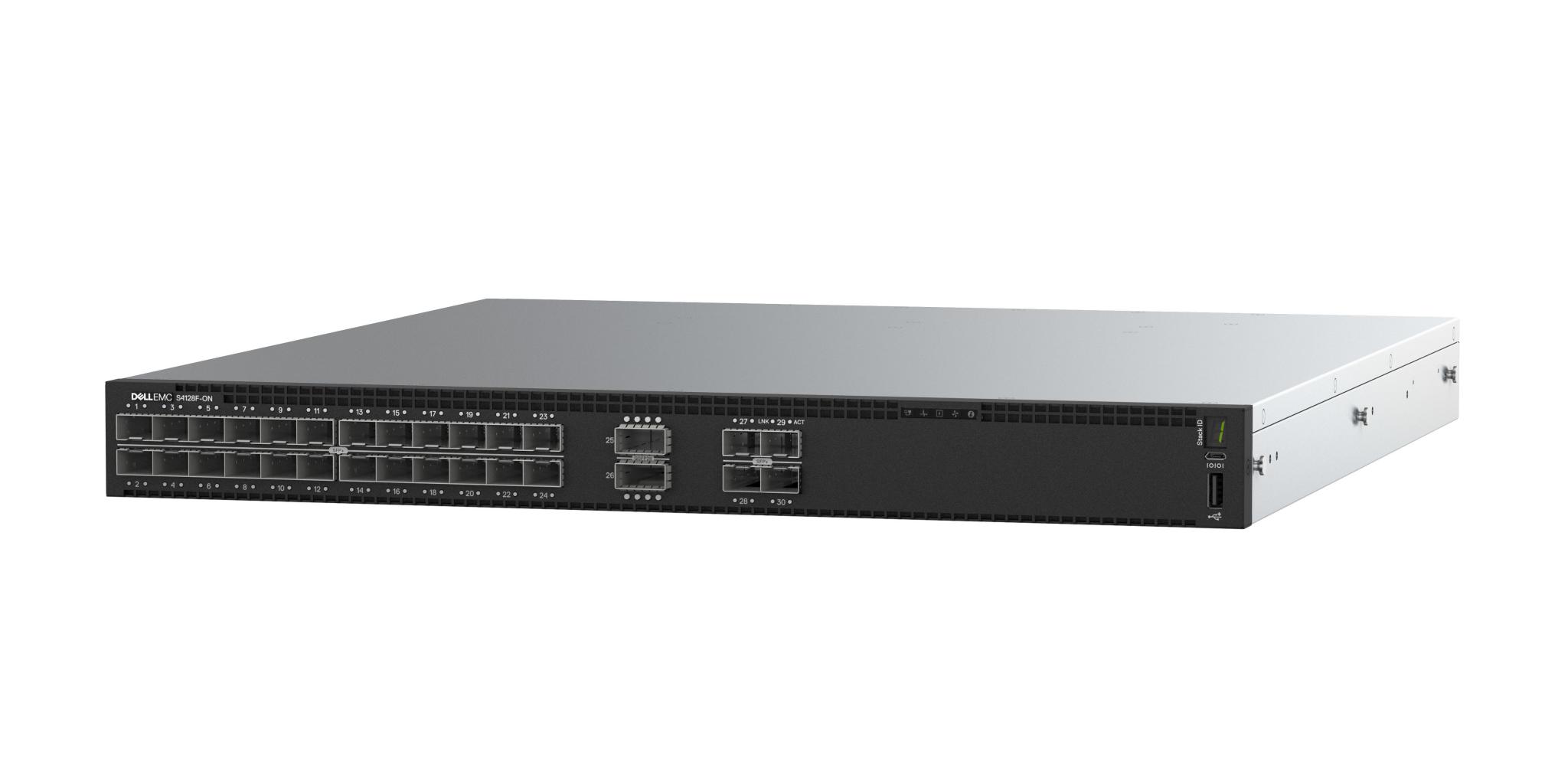 overlay_58deeec6a2b6ab15b7107a8b8dca3ddd.jpg Dell EMC Switch S4128F-ON, 1U, PHY-less, 28 x 10GbE SFP+, - imagine 1