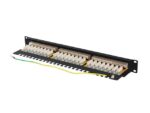 Patch panel 24 porturi 1U 19" Cat.6A FTP cu organizator - imagine 2