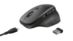 Mouse Trust Ozaa, Rechargeable Wireless, negru