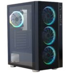 Carcasa Spacer Rainbow, ATX, Mid Tower NEGRU - imagine 12