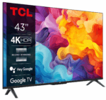 Televizor TCL LED 43P61B, 43''(109cm), Smart Google TV, 4K, Negru - imagine 2