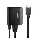 Cablu Lindy 2 porturi HDMI 4K60, latime de banda suportata - imagine 2