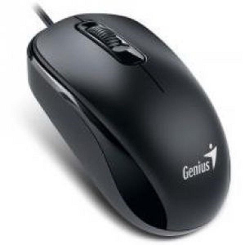 overlay_6f81b20a0066c69237012d69bc853d2e.jpg Mouse GENIUS DX-110, 1000 dpi, Negru - imagine 1