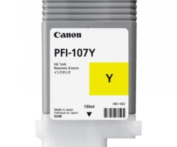 Cartus cerneala Canon PFI-107Y, yellow, capacitate 130ml, pentru Canon iPF680/685,