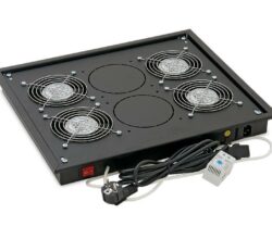 Panou ventilatie Triton pentru rack de podea 19, 4 ventilatoare