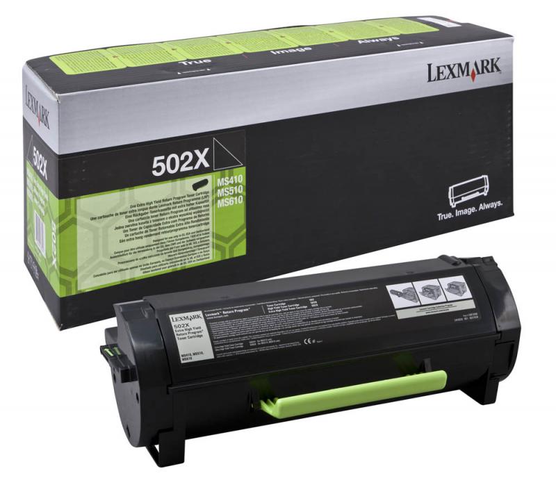 overlay_8222a4bff306d67b58d77ae9ad9c2631.jpg Toner LEXMARK 502X R, Black - imagine 1