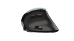 Mouse Trust Voxx, Rechargeable Ergonomic Wireless, negru - imagine 12