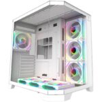 Carcasa AQIRYS Titan ARGB, Mid Tower, White - imagine 3