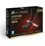 Adaptor wireless TP-Link, Archer TXE72E, AX5400, 2 x antene externe - imagine 2