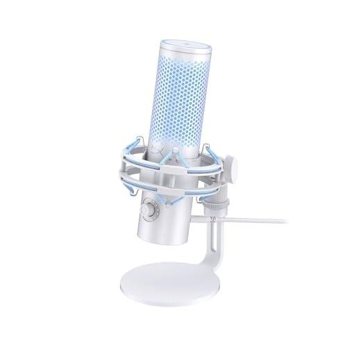 overlay_9a4d20a39128deb50074129c19737a27.jpg Microfon HyperX QuadCast 2 Frost, tip Condenser, USB, LED backlight, - imagine 1